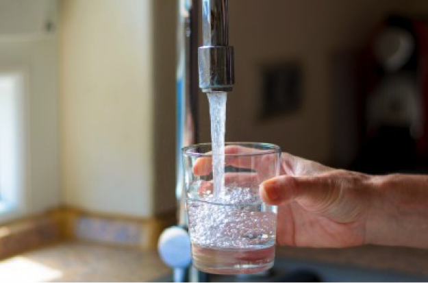 Chlorine in on sale tap water